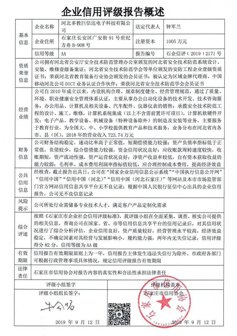 河北多教巨信达电子科技有限公司