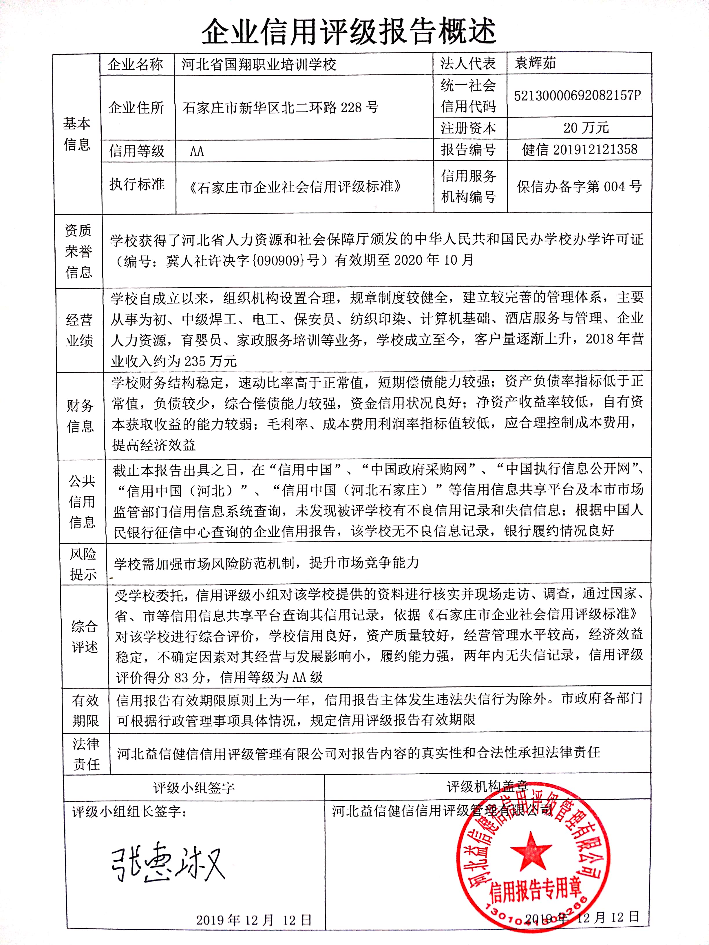 河北省国翔职业培训学校
