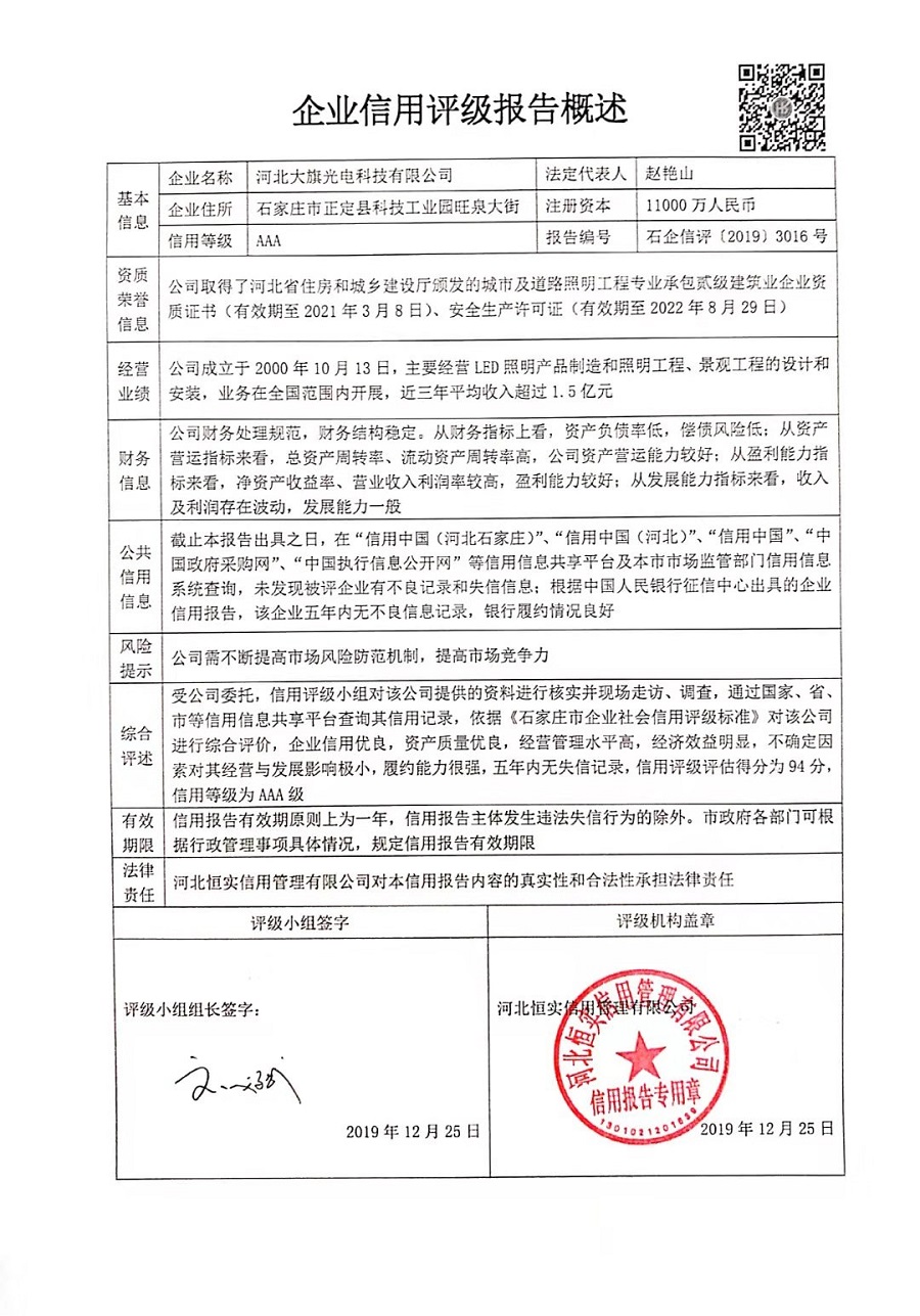 河北大旗光电科技有限公司